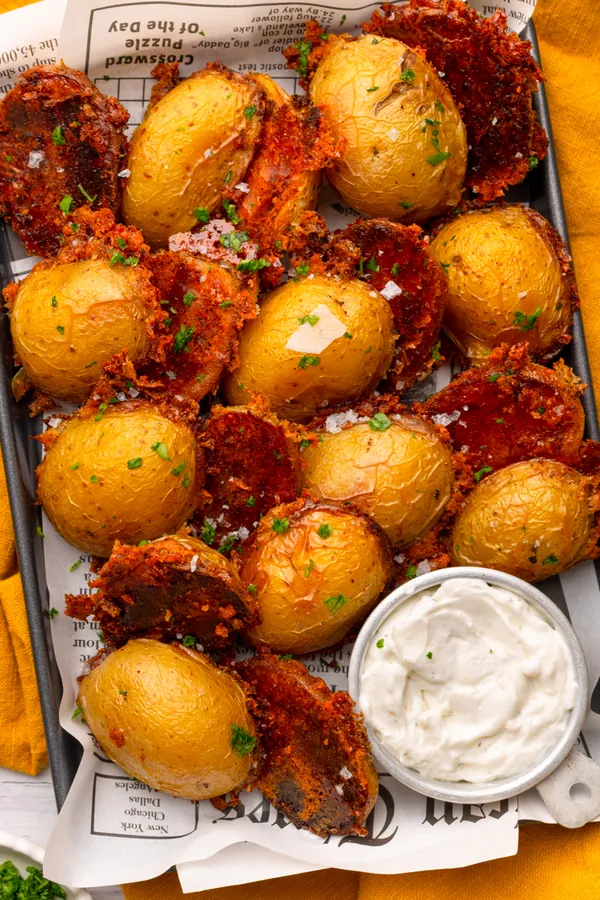 Crispy Parmesan Potatoes Recipe