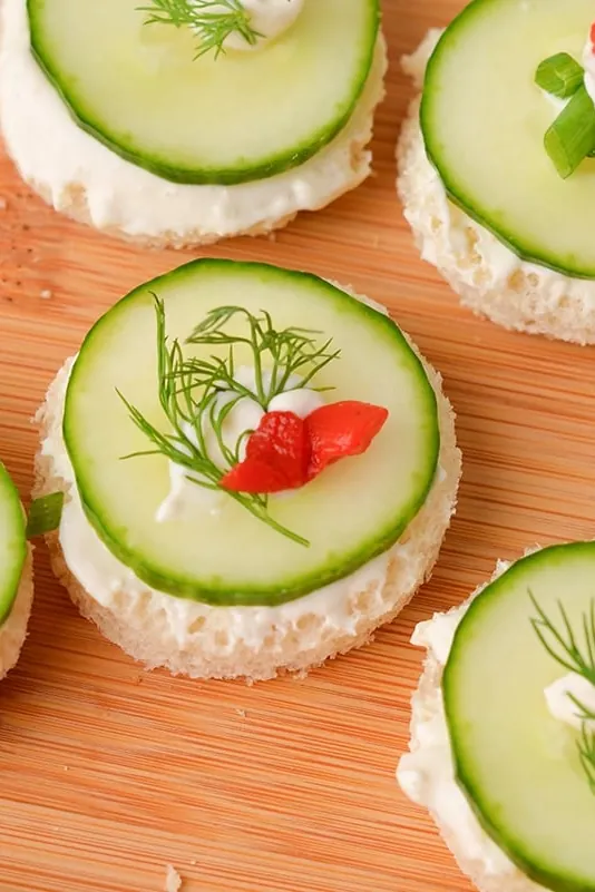 Easy Cucumber Sandwiches