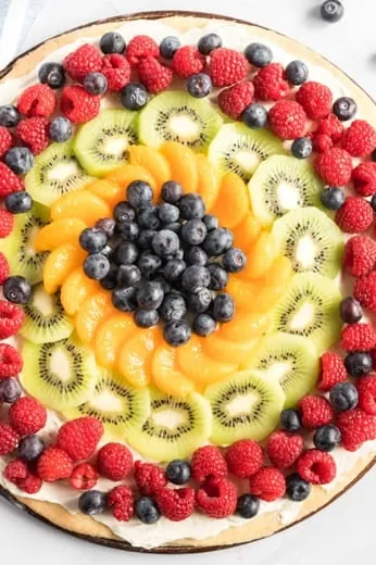 EASY Fruit Pizza