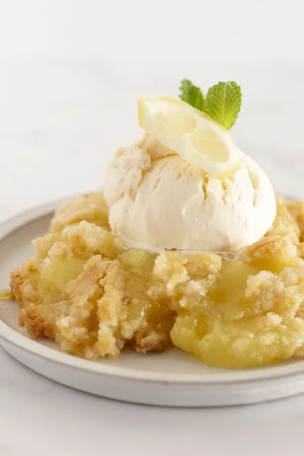 Easy Lemon Dump Cake