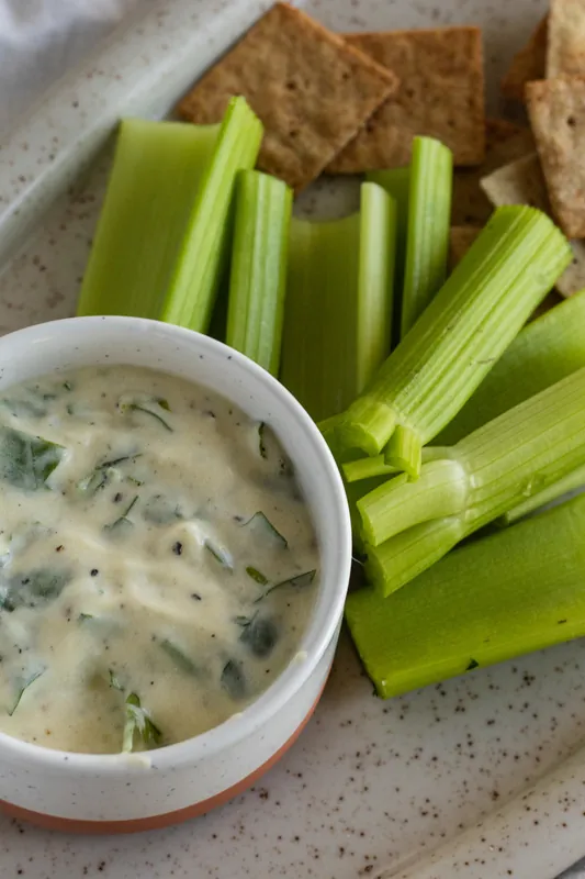 Easy Vegan Yogurt Sauce (with garlic and herbs)