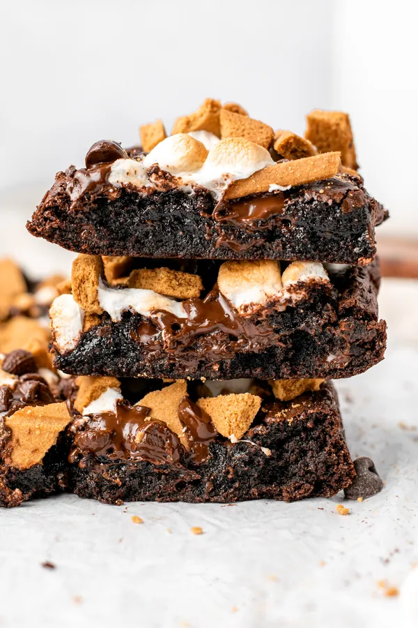 Gluten-Free S'mores Brownies