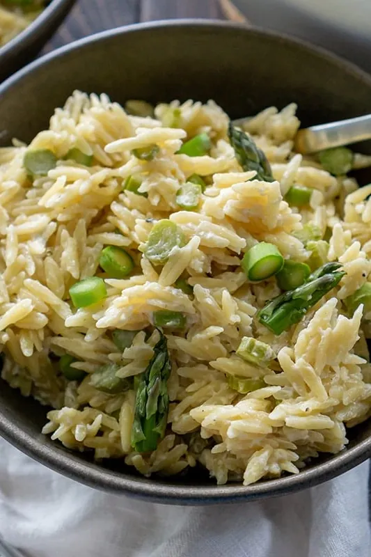 Goat Cheese Orzo Salad