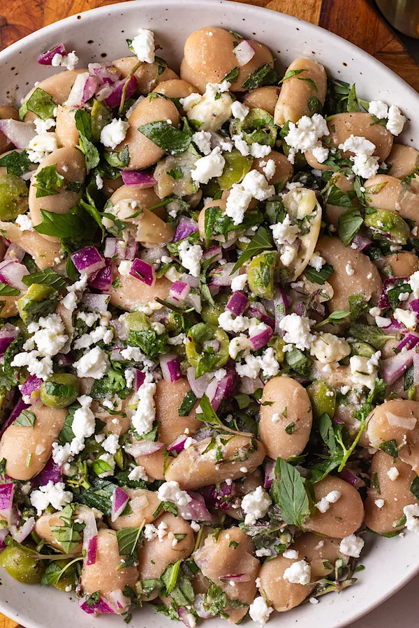 Herby Butter Bean Salad with Za'atar Dressing