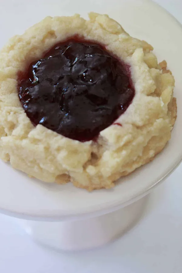 Jam Thumbprint Shortbread Cookies