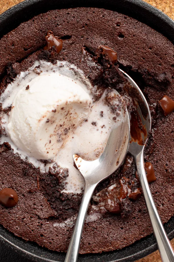 Mini Skillet Brownie