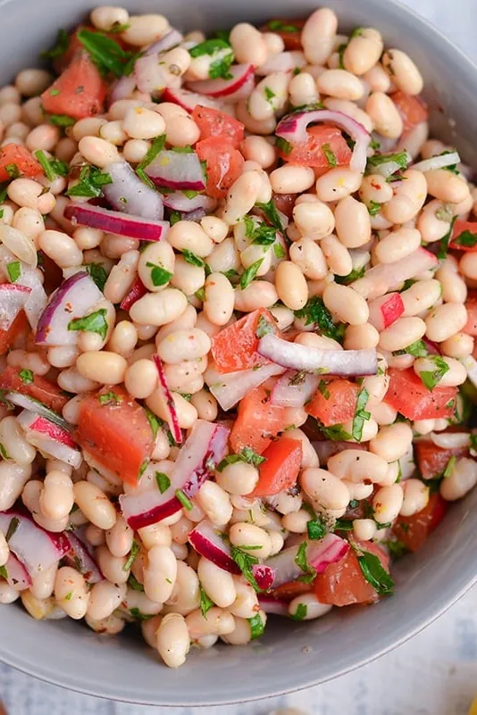 Navy Bean Salad (Piyaz)