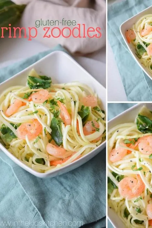 Paleo Shrimp Zoodles (Zucchini Noodles)