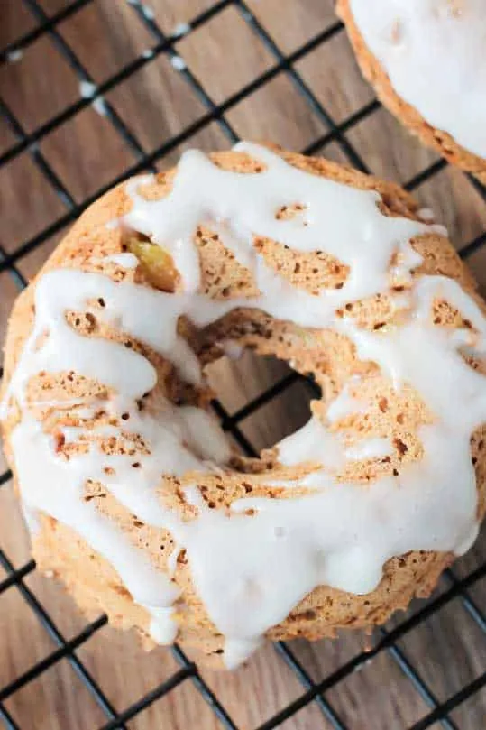Peaches and Cream Dairy Free Donuts