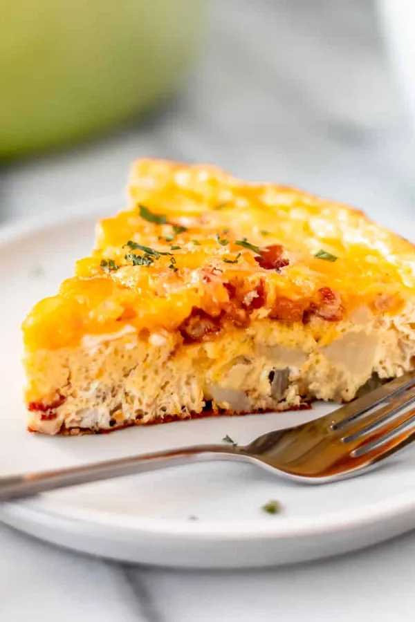 Potato Frittata (with Bacon)