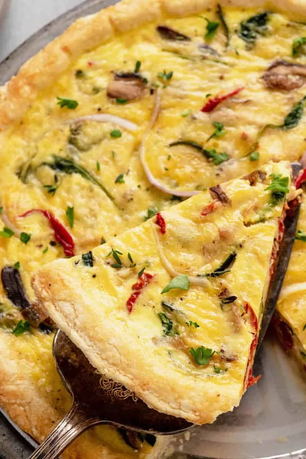 Quiche Recipe (Vegetarian)