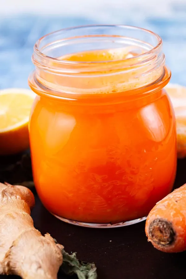 Refreshing Carrot Orange Ginger Juice