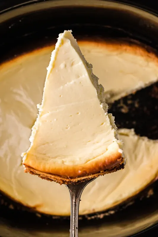 Slow Cooker Cheesecake