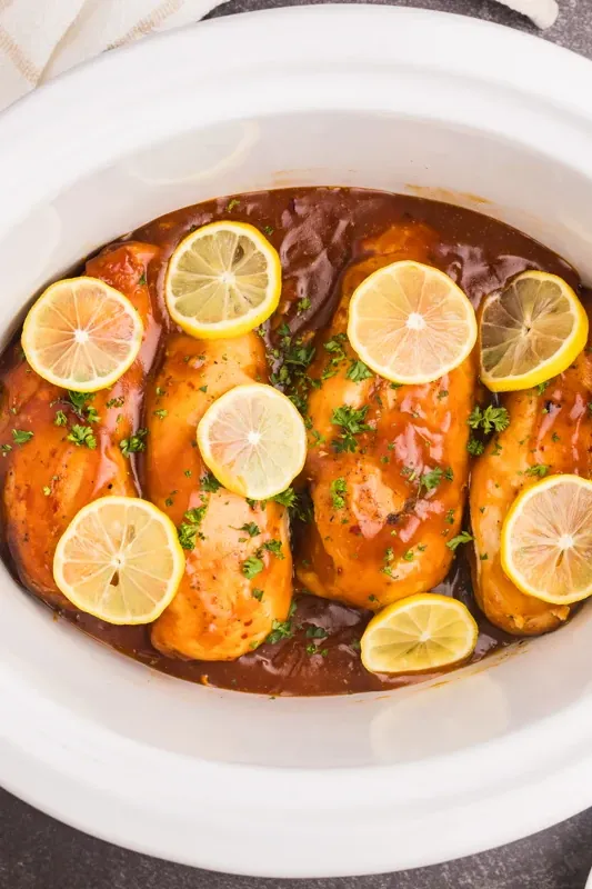 Slow Cooker Lemonade Chicken Recipe
