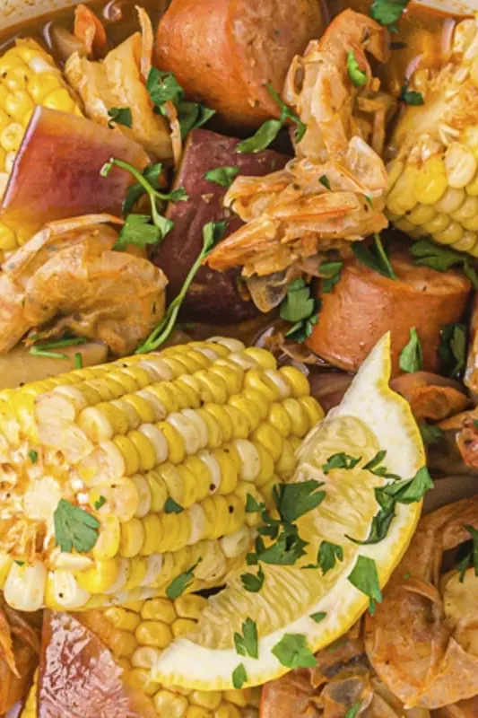 Slow Cooker Shrimp Boil