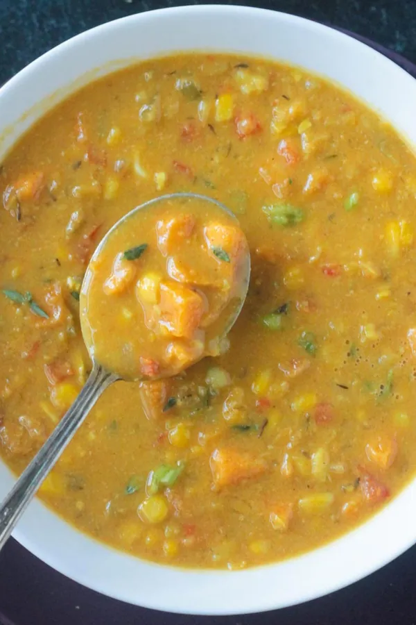 Sweet Potato Corn Chowder