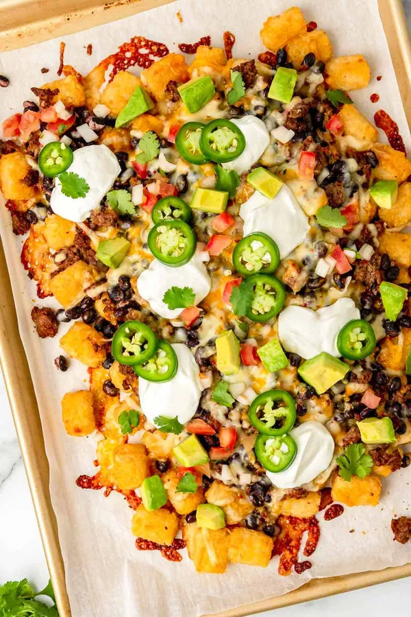Totchos (Tater Tot Nachos)