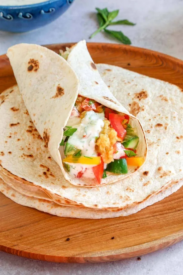 Vegan Lentil Wraps
