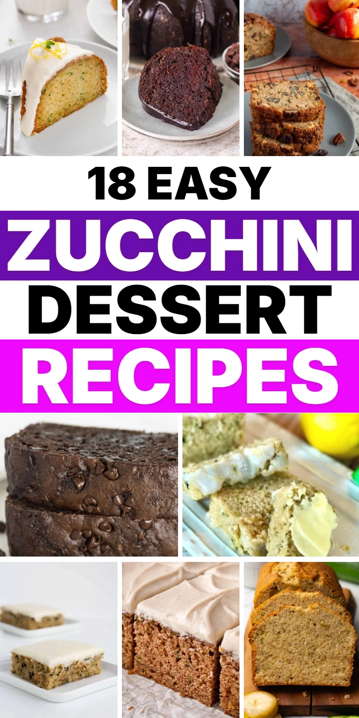 Zucchini Dessert Recipes