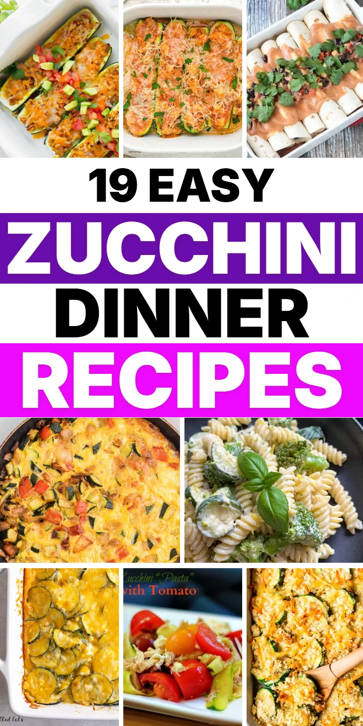 Zucchini Dinner Recipes