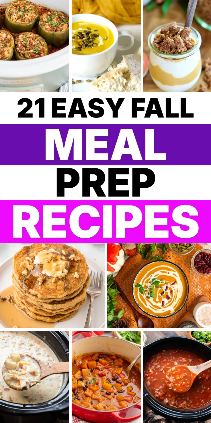 Fall Meal Prep Recipes