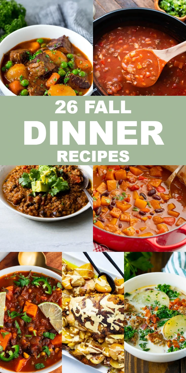 Fall Dinner Recipes