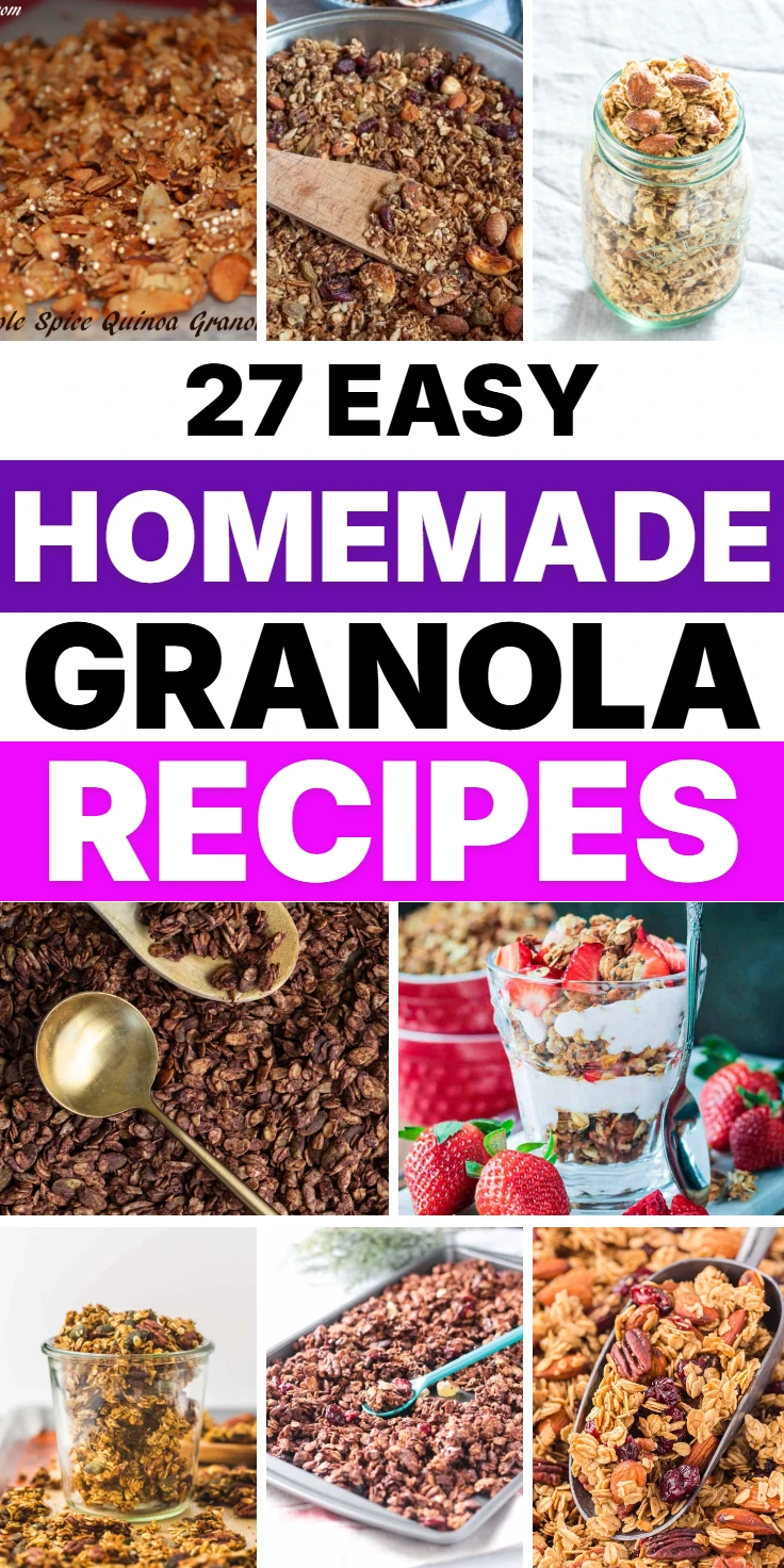 homemade granola recipes