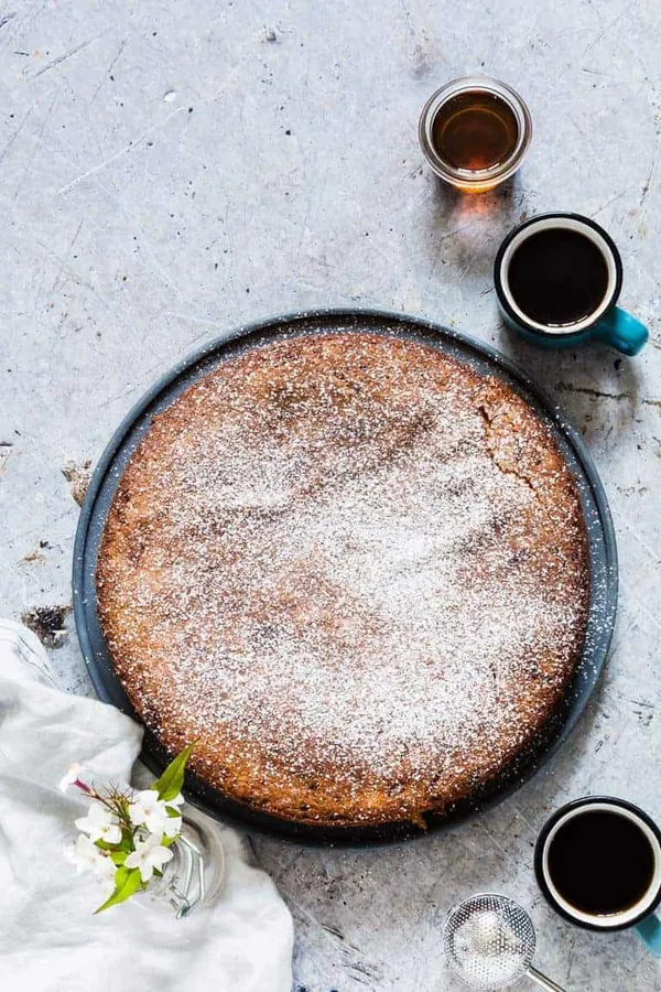 Almond Polenta Courgette Cake