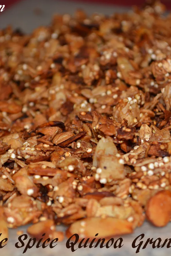 Apple Spice Cinnamon Quinoa Granola