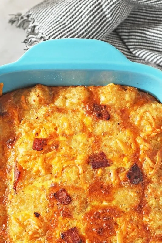 Bacon Tater Tot Breakfast Casserole