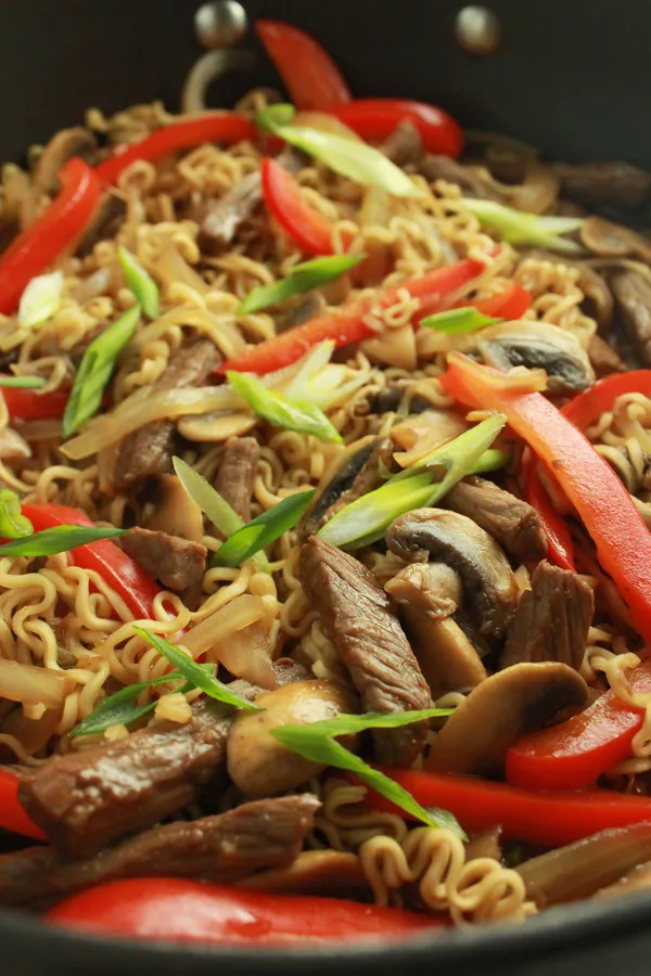 Beef Ramen Skillet