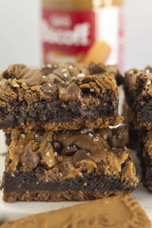 Biscoff Cookie Butter Brownies