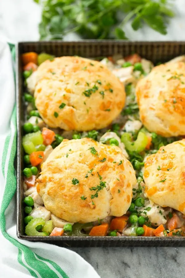 Biscuit Chicken Pot Pie