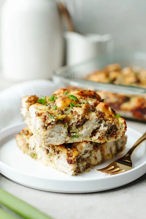 Breakfast Casserole with Biscuits Recipe
