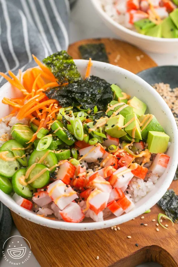 California Roll Sushi Bowls