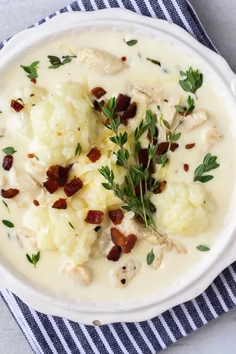 Cauliflower Chicken Chowder