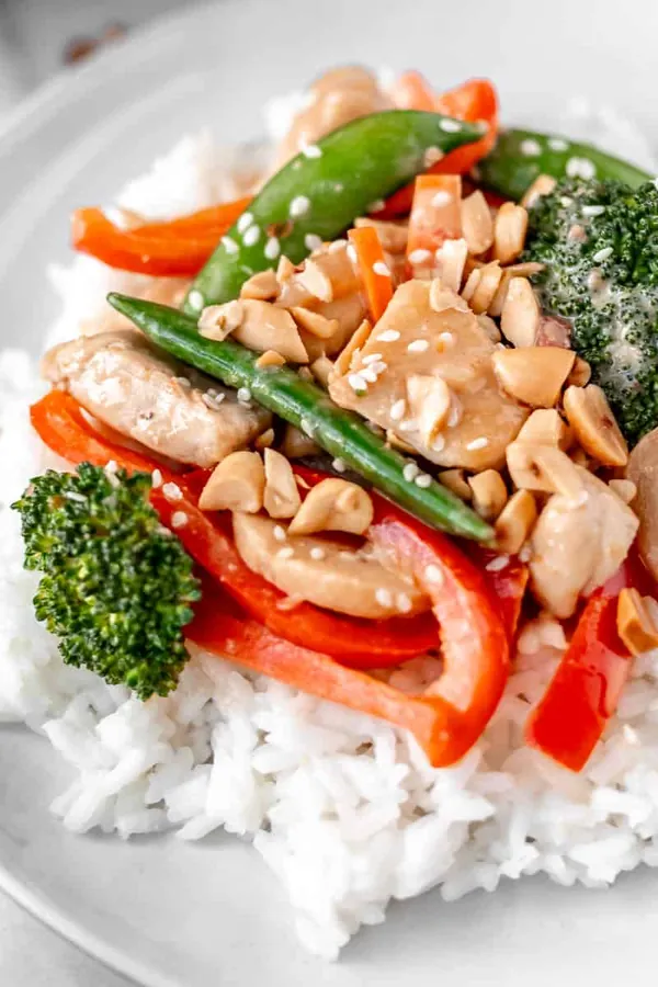 Chicken Peanut Stir Fry