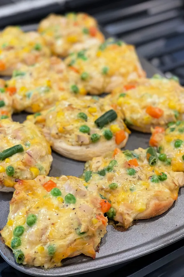 Chicken Pot Pie Muffins