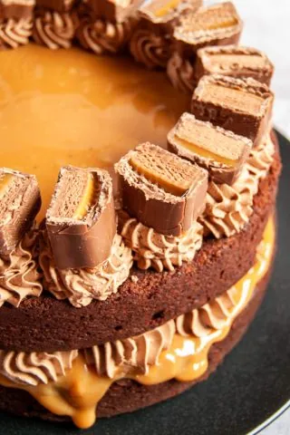 Chocolate Caramel Mars Bar Cake