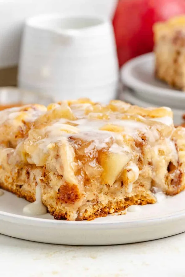 Cinnamon Roll Casserole with Apple Pie Filling