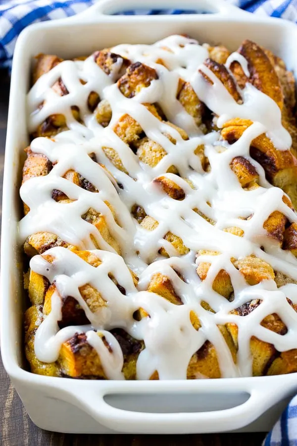 Cinnamon Roll French Toast Casserole