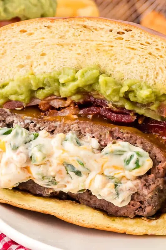 Cream Cheese Stuffed Jalapeno Burgers