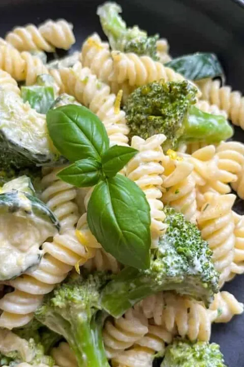 Creamy Courgette and Broccoli Pasta