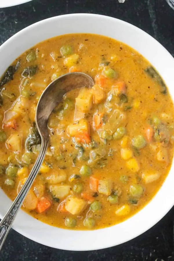Creamy Vegan Vegetable Soup