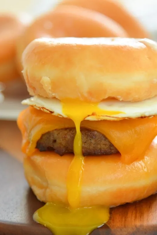 Donut Breakfast Sandwich