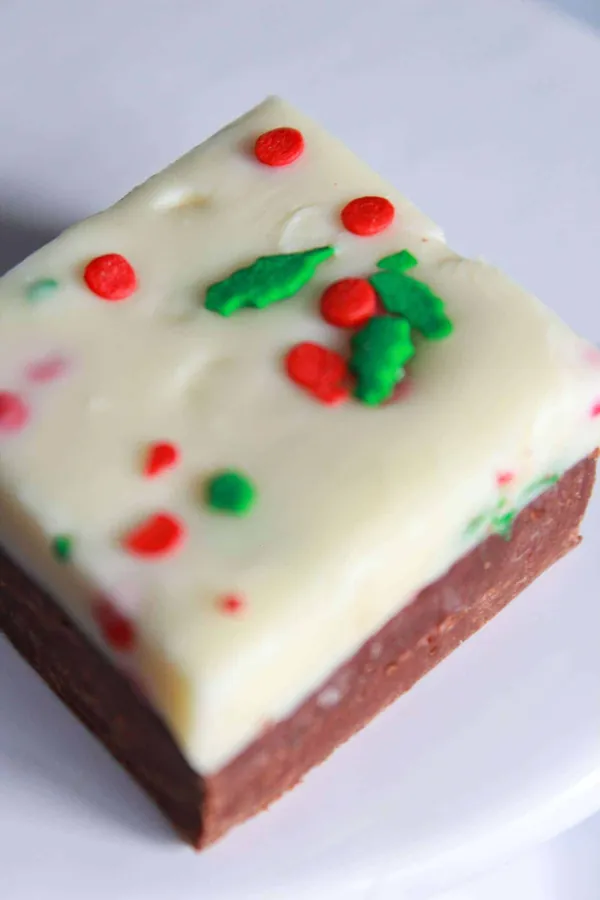 Double Layer Holiday Fudge