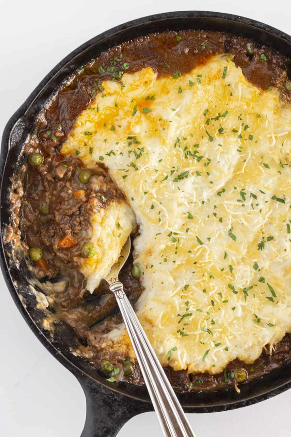 Easy Cast Iron Shepherd's Pie Skillet