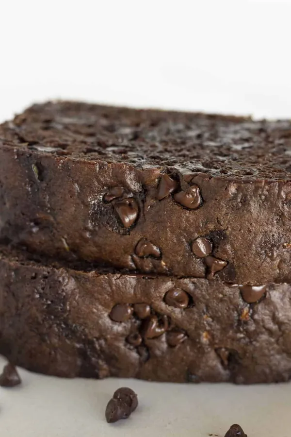 Easy Double Chocolate Zucchini Bread with a Cake Mix