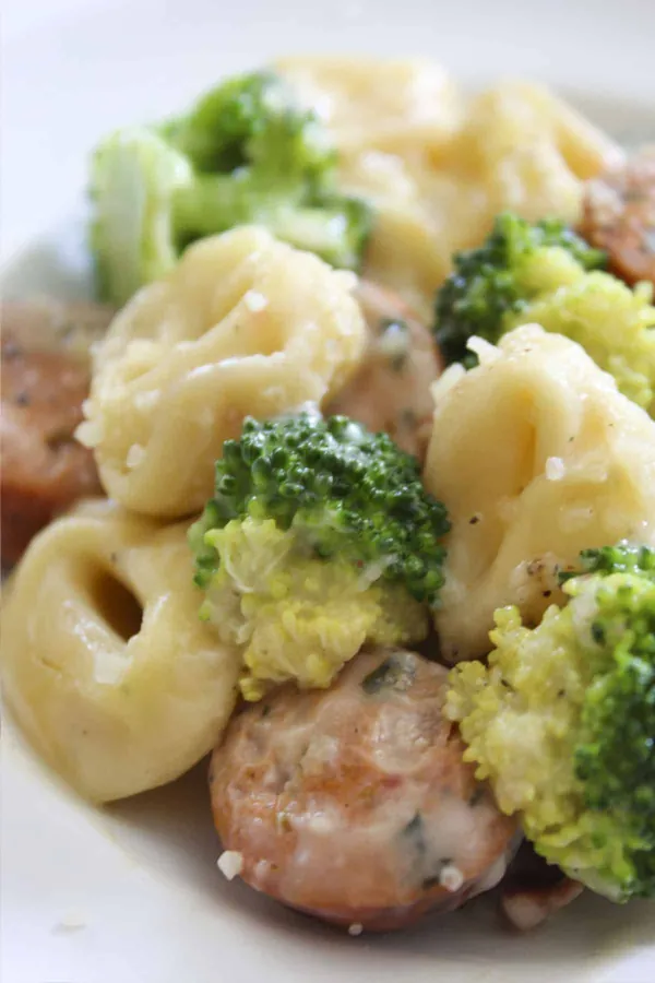 Easy Sausage Tortellini Skillet Dinner