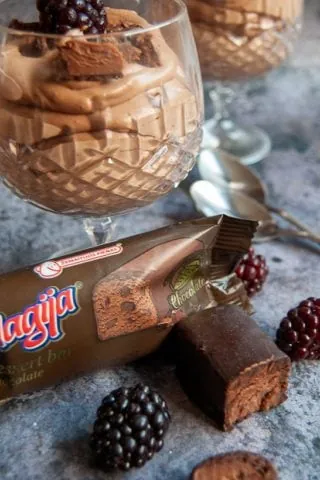 Eggless Chocolate Mousse wiith Magija 